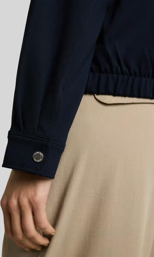 Tom Tailor Regular fit korte blazer van viscosemix
