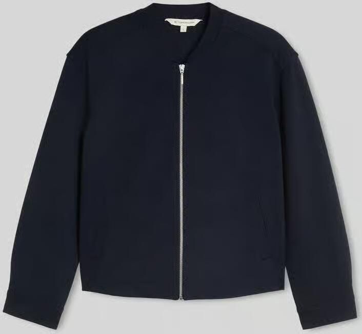 Tom Tailor Regular fit korte blazer van viscosemix - Foto 2