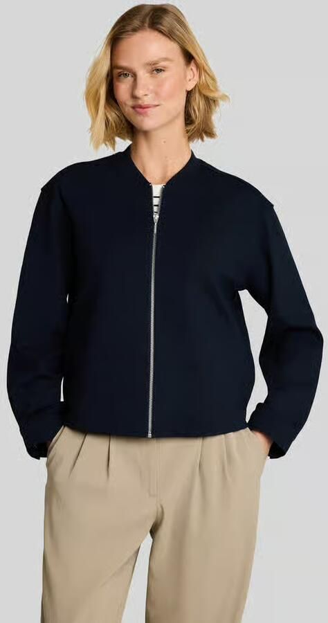 Tom Tailor Regular fit korte blazer van viscosemix - Foto 4