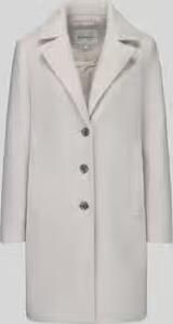 Tom Tailor Regular fit lange jas met reverskraag