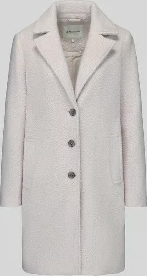 Tom Tailor Regular fit lange jas met reverskraag - Foto 3