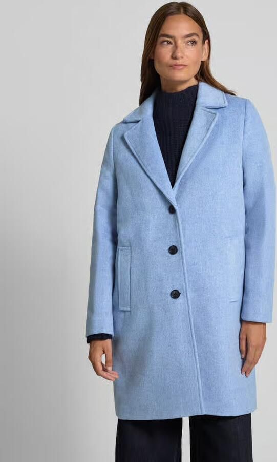 Tom Tailor Regular fit lange jas met wol - Foto 2