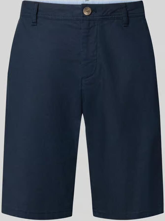 Tom Tailor regular fit linnen short van mix van katoen en linnen - Foto 2