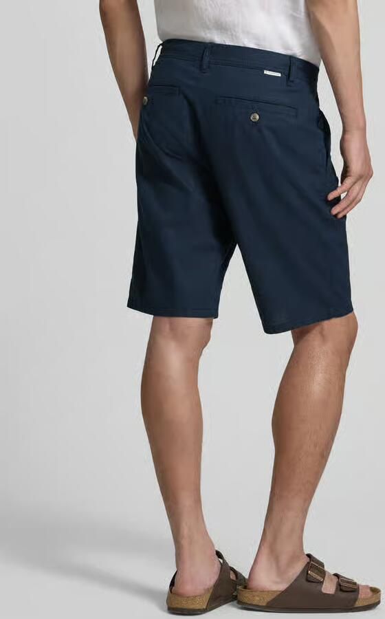 Tom Tailor regular fit linnen short van mix van katoen en linnen - Foto 3