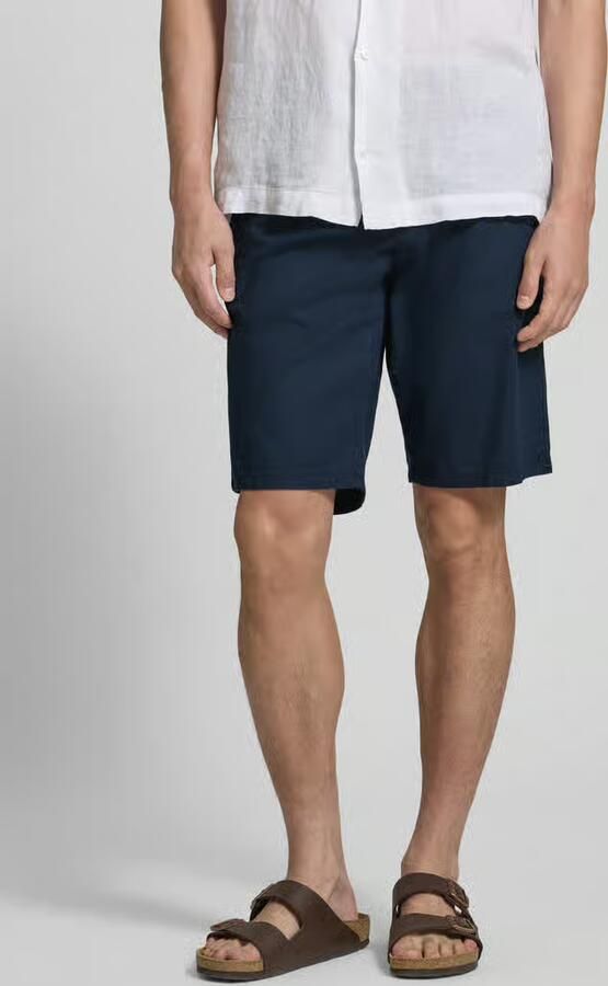 Tom Tailor regular fit linnen short van mix van katoen en linnen - Foto 4
