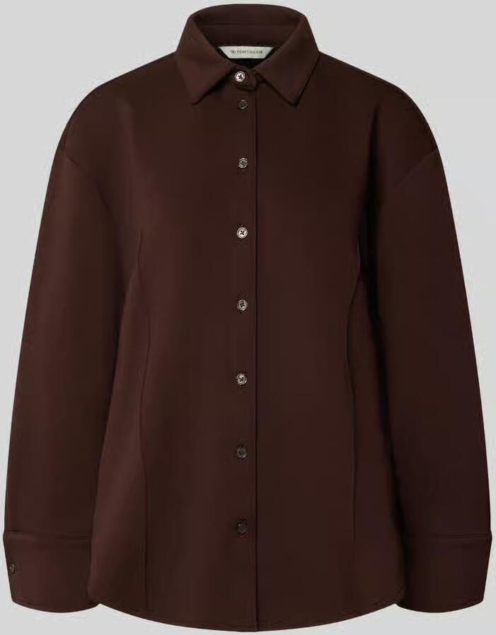 Tom Tailor Loose fit overhemdblouse van viscosemix