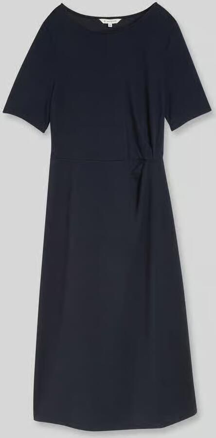 Tom Tailor regular fit midi-jurk met knoopdetail - Foto 2
