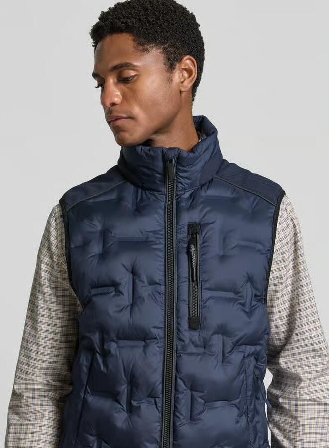 Tom Tailor Regular fit outdoor bodywarmer met reflecterende elementen - Foto 2