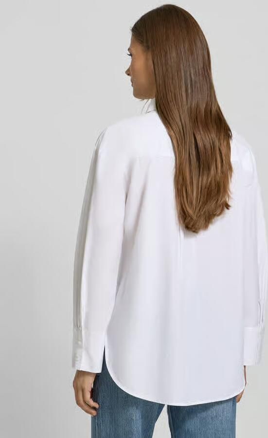Tom Tailor Regular fit overhemdblouse van een mix van lyocell en katoen - Foto 3