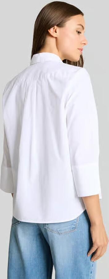 Tom Tailor regular fit overhemdblouse van mix van katoen en lyocell - Foto 3