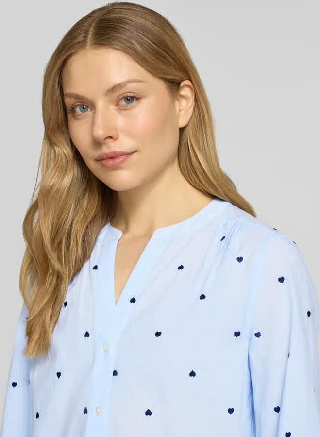 Tom Tailor regular fit overhemdblouse van puur katoen