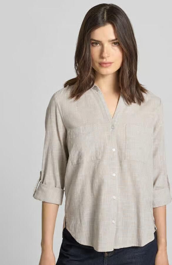 Tom Tailor Regular fit overhemdblouse van puur katoen