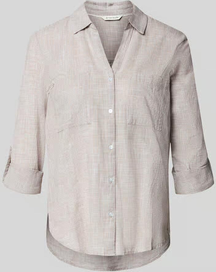 Tom Tailor Regular fit overhemdblouse van puur katoen - Foto 2