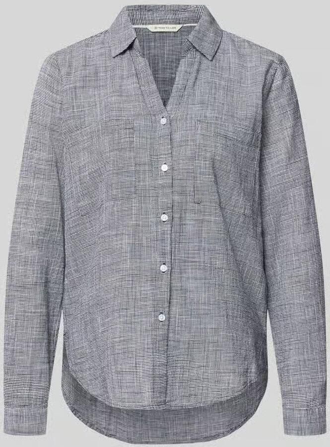 Tom Tailor regular fit overhemdblouse van puur katoen - Foto 2