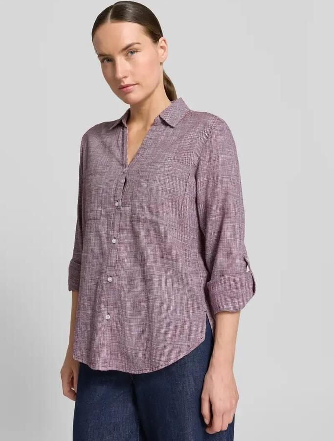Tom Tailor regular fit overhemdblouse van puur katoen