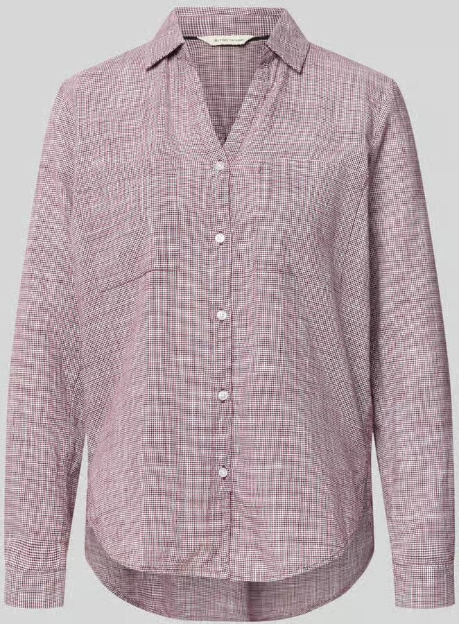 Tom Tailor regular fit overhemdblouse van puur katoen - Foto 2