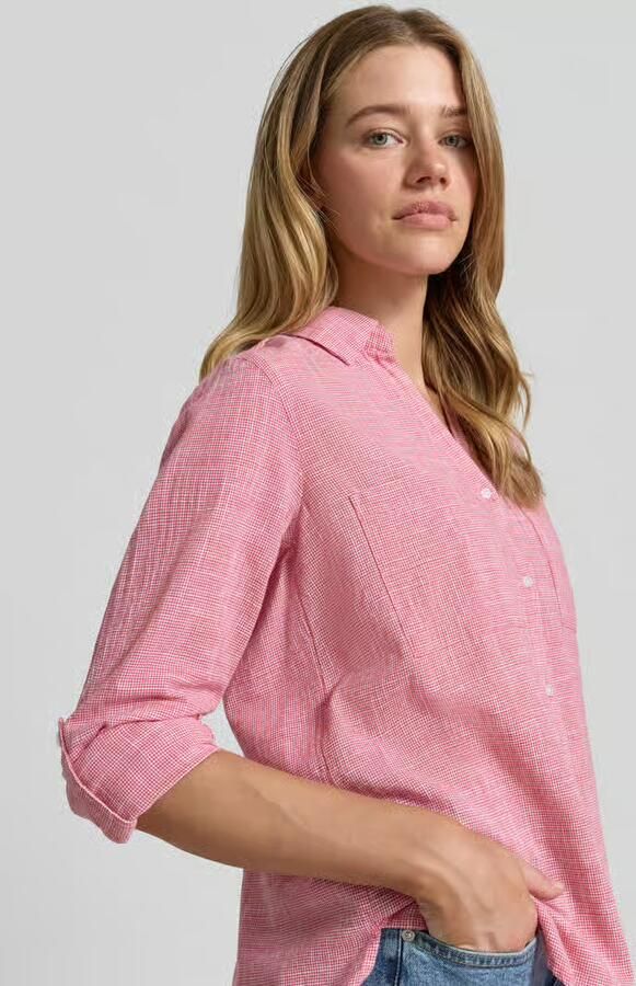 Tom Tailor Regular fit overhemdblouse van puur katoen