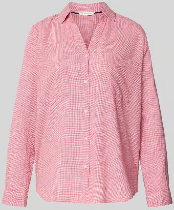 Tom Tailor Regular fit overhemdblouse van puur katoen - Foto 2