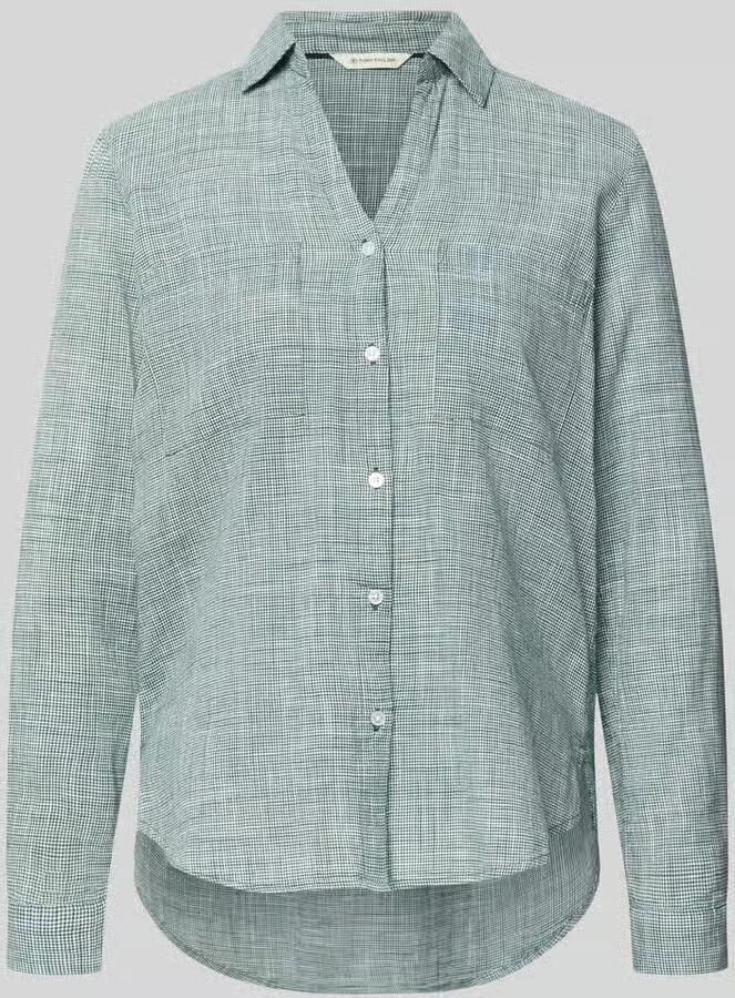 Tom Tailor regular fit overhemdblouse van puur katoen - Foto 2