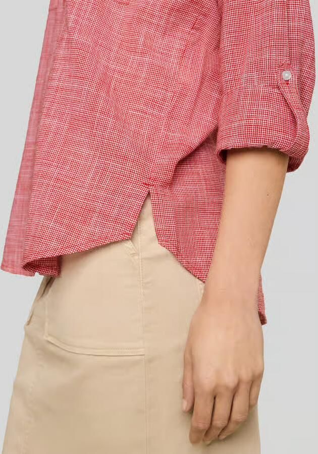 Tom Tailor regular fit overhemdblouse van puur katoen