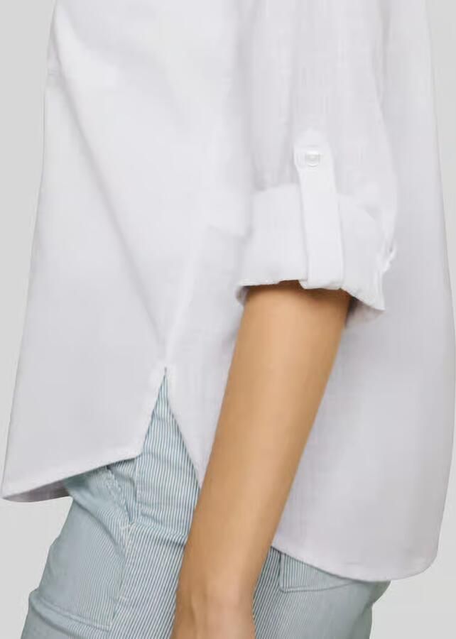 Tom Tailor regular fit overhemdblouse van puur katoen