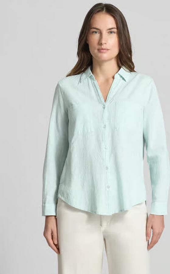 Tom Tailor Regular Fit overhemdblouse van puur katoen - Foto 4