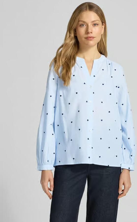 Tom Tailor regular fit overhemdblouse van puur katoen - Foto 2