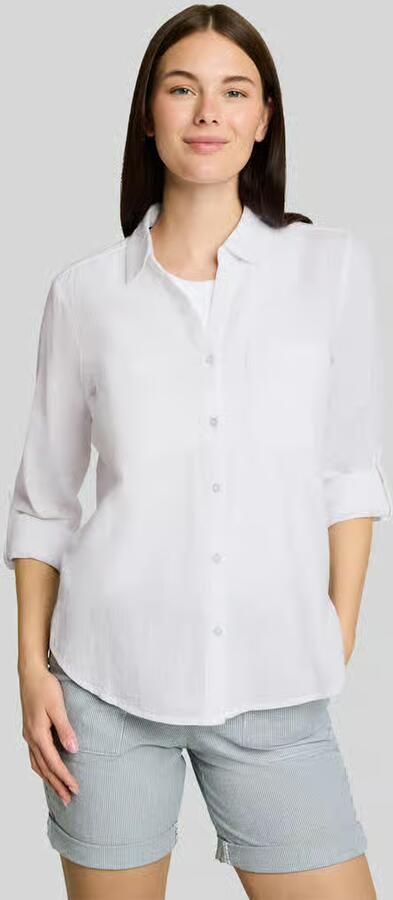 Tom Tailor regular fit overhemdblouse van puur katoen - Foto 2