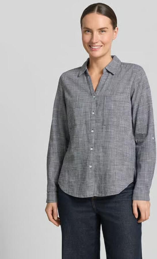 Tom Tailor regular fit overhemdblouse van puur katoen - Foto 4