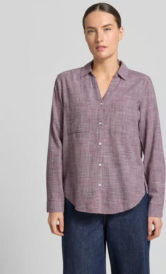 Tom Tailor regular fit overhemdblouse van puur katoen - Foto 7