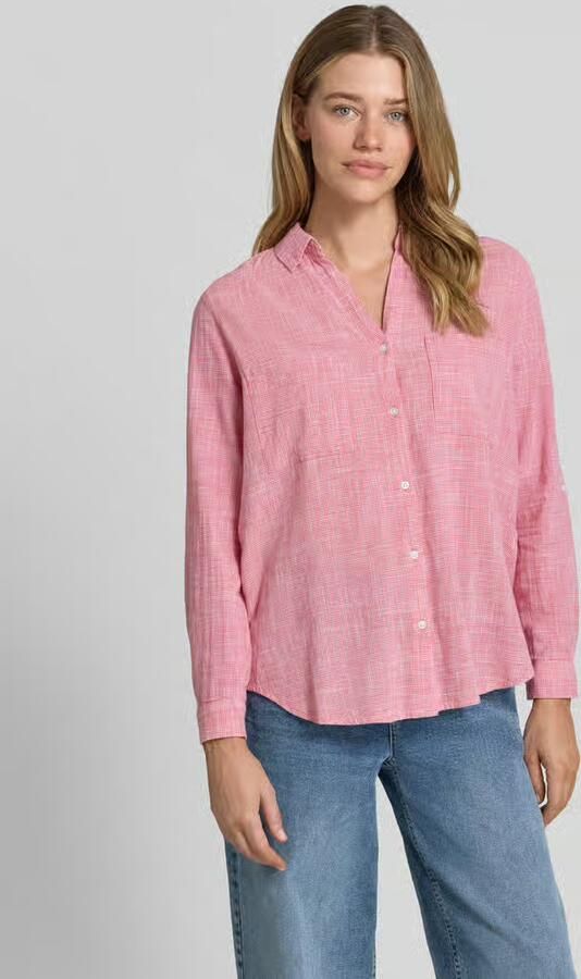 Tom Tailor regular fit overhemdblouse van puur katoen - Foto 2