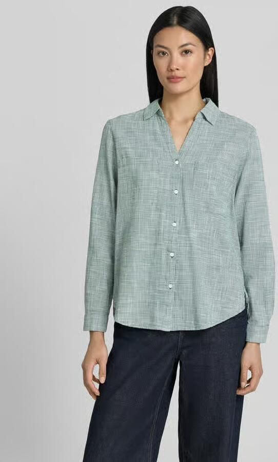 Tom Tailor regular fit overhemdblouse van puur katoen - Foto 3