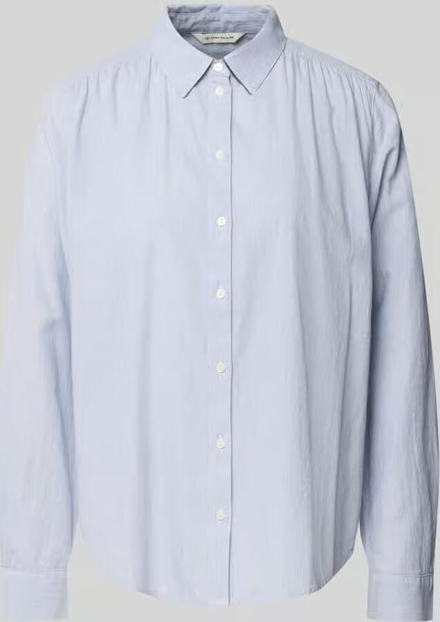 Tom Tailor Regular fit overhemdblouse van puur katoen