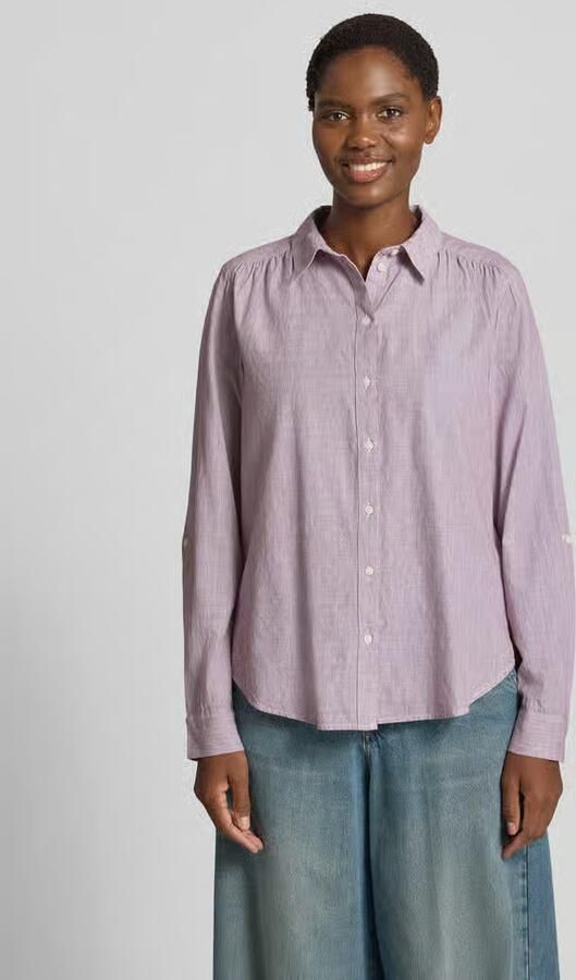 Tom Tailor Regular fit overhemdblouse van puur katoen - Foto 3