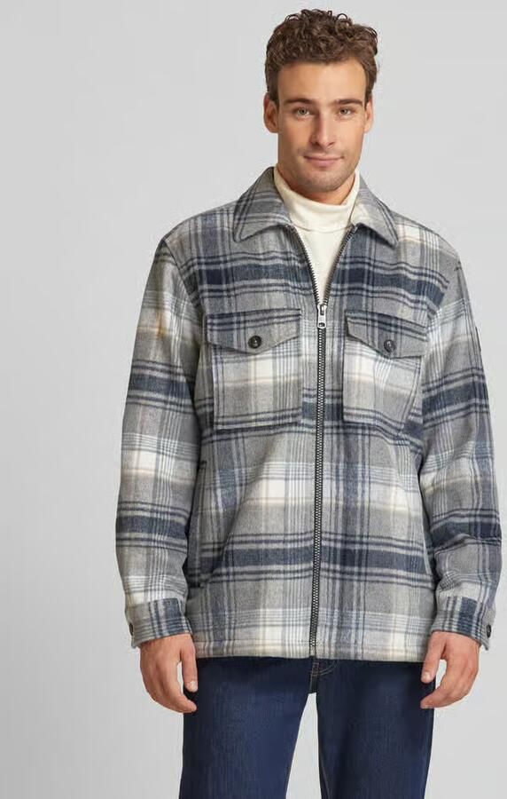 Tom Tailor Regular fit overhemdjack met voering van teddybont en opgestikte borstzakken - Foto 2