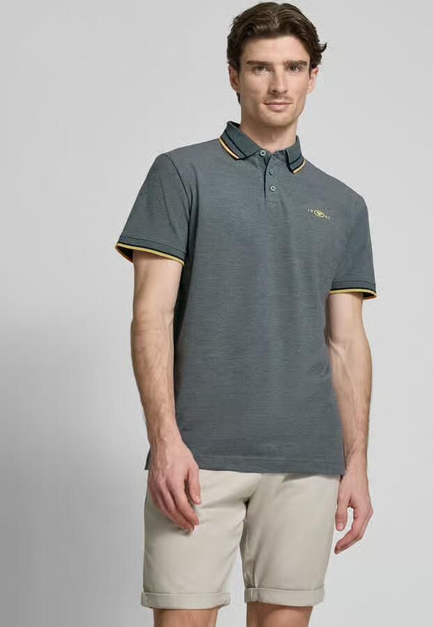 Tom Tailor regular fit poloshirt met contrasterende strepen - Foto 2