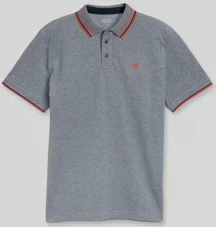 Tom Tailor regular fit poloshirt met contrastkraag - Foto 2