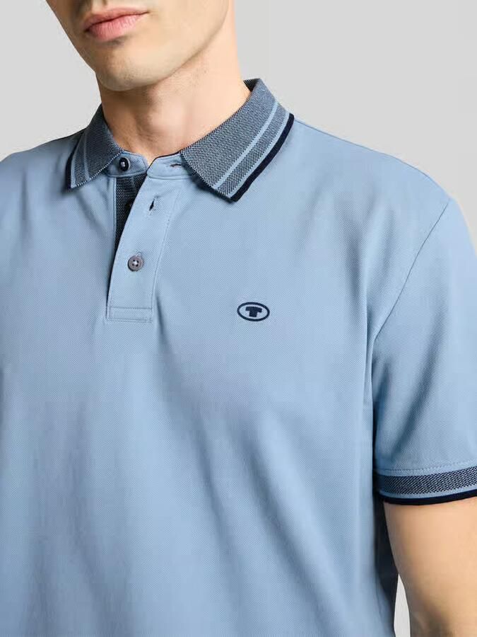 Tom Tailor regular fit poloshirt met contrastkraag