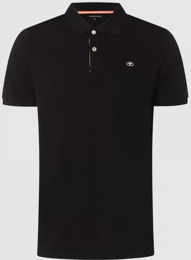 Tom Tailor Regular fit poloshirt met logostitching model 'BASIC'