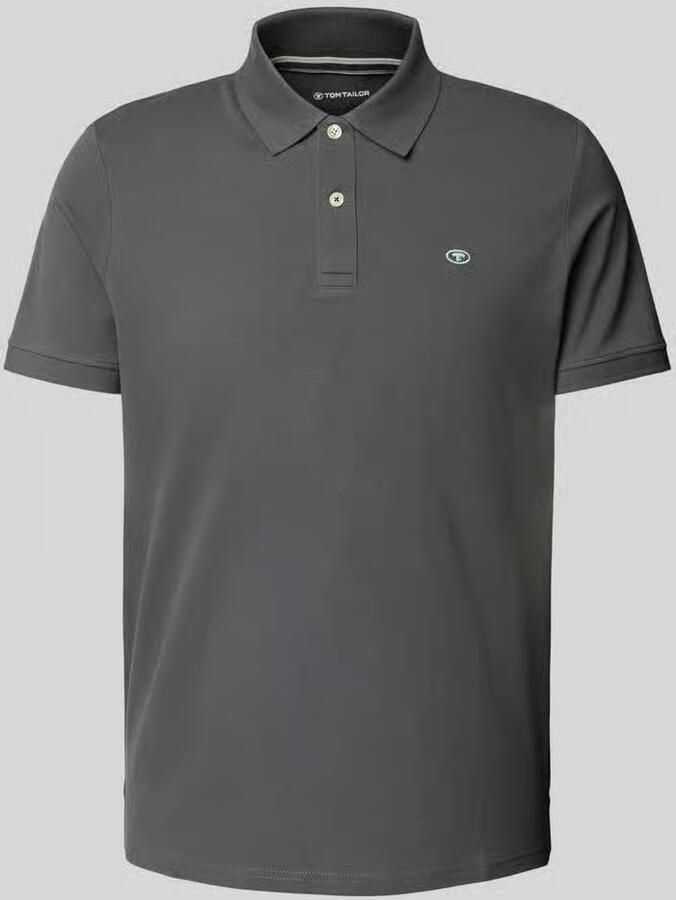 Tom Tailor Regular fit poloshirt met logostitching model 'BASIC' - Foto 2