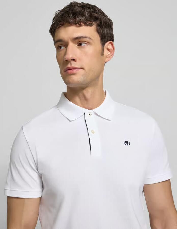 Tom Tailor Regular fit poloshirt met logostitching model 'BASIC' - Foto 3