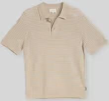 Tom Tailor regular fit poloshirt van een katoen in gebreide look