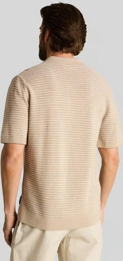 Tom Tailor regular fit poloshirt van een katoen in gebreide look - Foto 3
