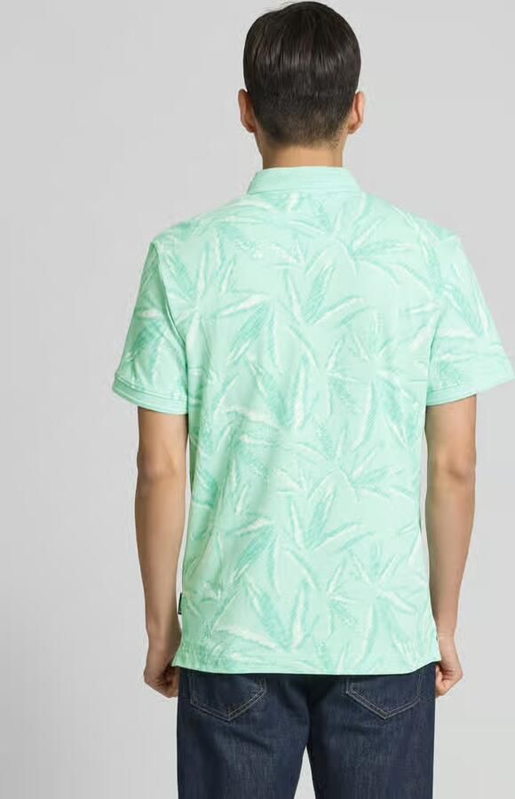 Tom Tailor Regular fit poloshirt van een mix van katoen en elastaan