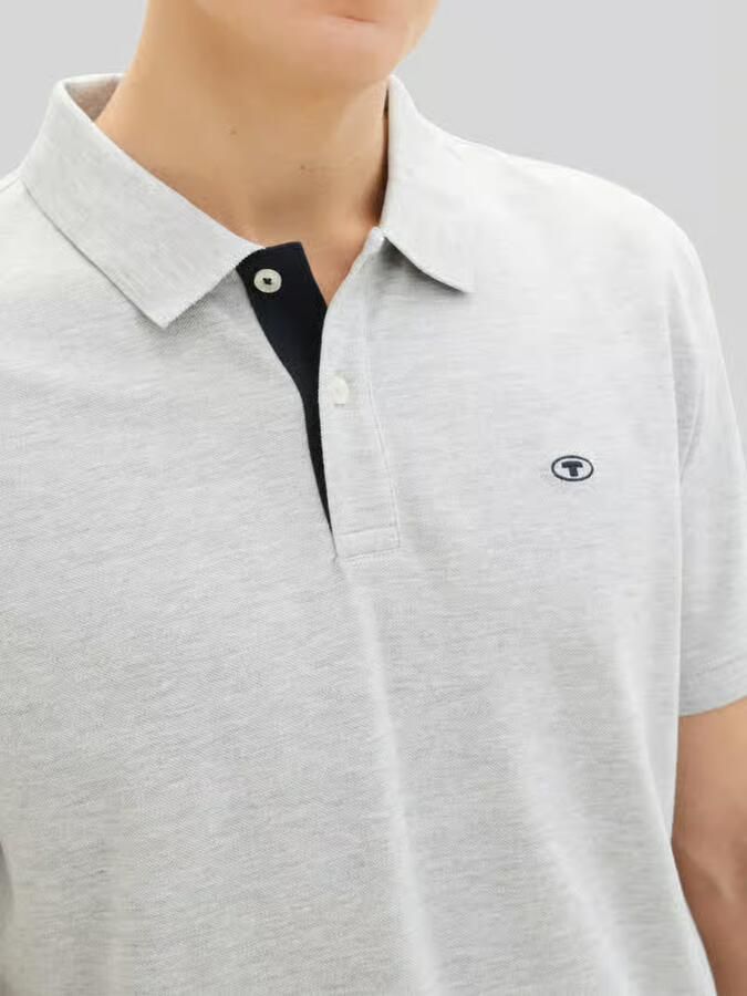 Tom Tailor Regular fit poloshirt van katoen- en viscosemix - Foto 2