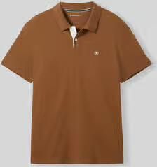 Tom Tailor Regular fit poloshirt van katoen- en viscosemix