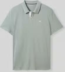Tom Tailor Regular fit poloshirt van katoen- en viscosemix