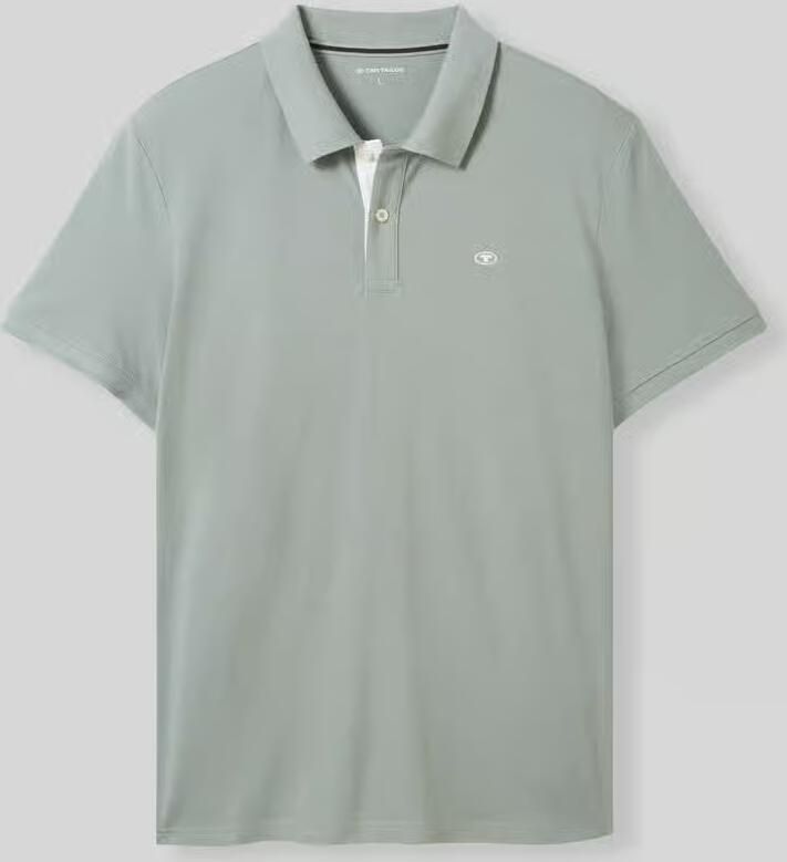 Tom Tailor Regular fit poloshirt van katoen- en viscosemix - Foto 2