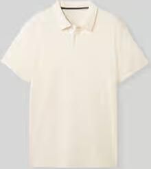 Tom Tailor Regular fit poloshirt van katoen- en viscosemix