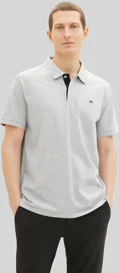 Tom Tailor Regular fit poloshirt van katoen- en viscosemix - Foto 3